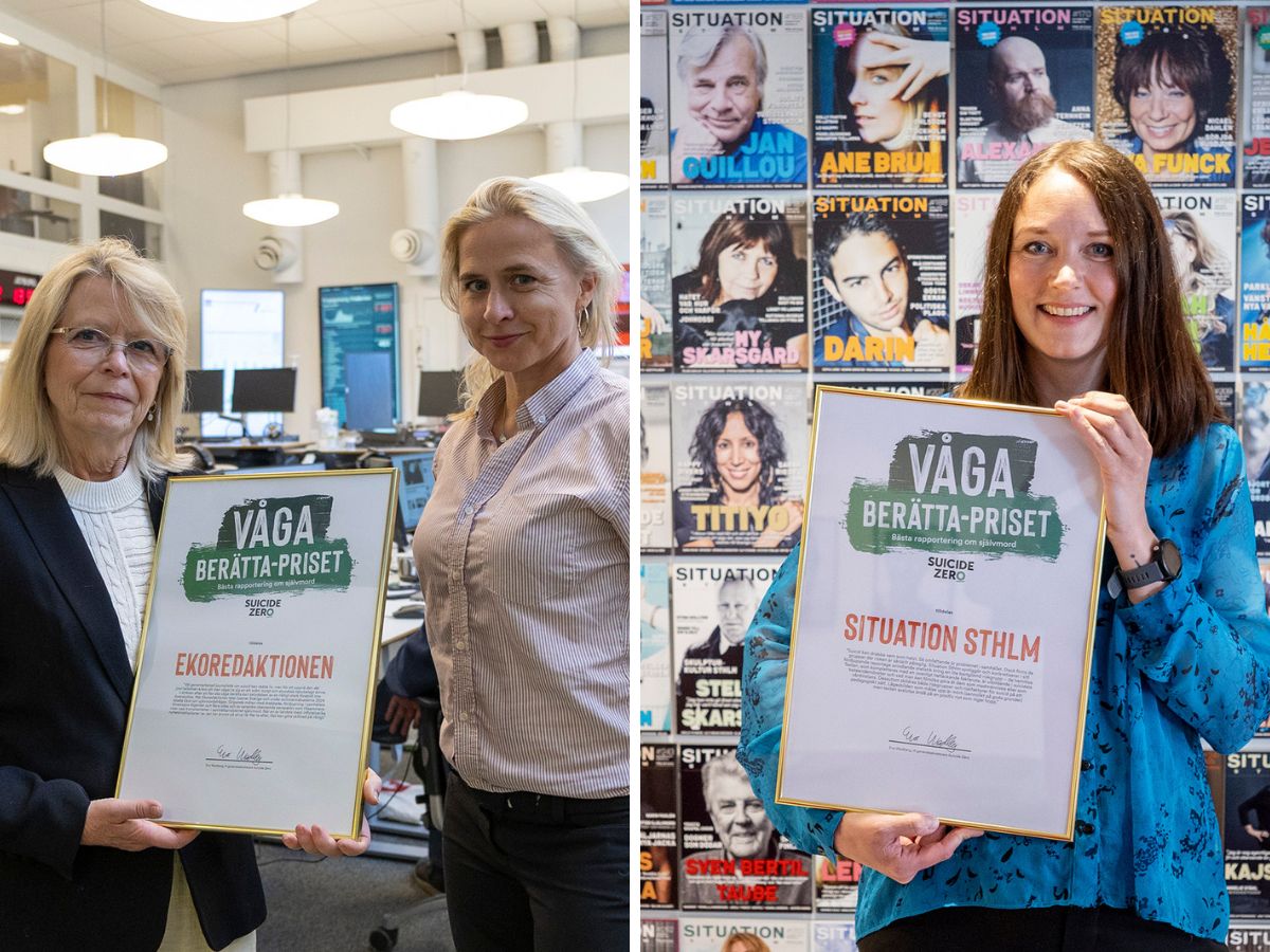 Vinnare av våga berätta-priset- Ekoredaktionen och Situation Stockholm