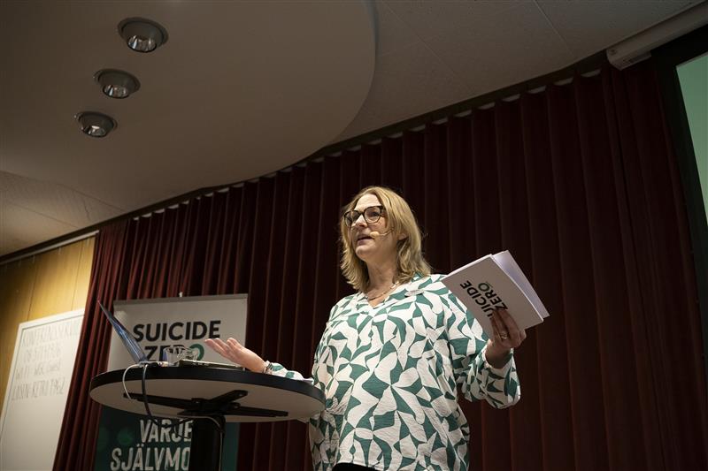 Birgitta Hartzell på konferensen Innan det värsta händer.